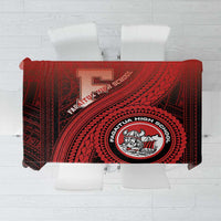 Fagaitua High School Tablecloth Polynesian Tribal Pattern