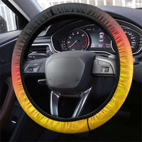 Tahiti Heiva Festival Steering Wheel Cover Tahitian Vahine Plumeria Flowers