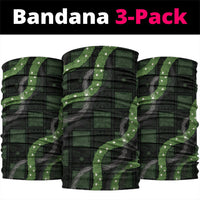 Hawaiian Quilt Neck Gaiter Pele Hair Hinahina Lei Black Version
