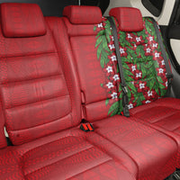 Tonga Language Week Back Car Seat Cover Heilala Floral Red