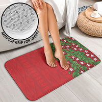 Tonga Language Week Bathroom Set Heilala Floral Red