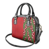 Tonga Language Week Shoulder Handbag Heilala Floral Red