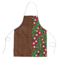 Tonga Language Week Apron Heilala Floral Brown
