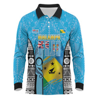 Personalised Malampa Fiji Day 2026 Long Sleeve Polo Shirt Unique Style
