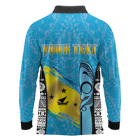 Personalised Malampa Fiji Day 2026 Long Sleeve Polo Shirt Unique Style