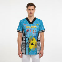 Personalised Malampa Fiji Day 2026 Scrub Top Unique Style