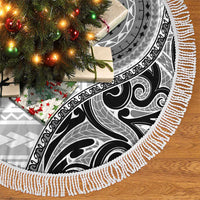 New Zealand White Maori Koru Simple Style Tree Skirt