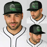 New Zealand Maori Koru Fern Baseball Net Cap Spiral Polynesian Style Green LT05 - Polynesian Pride