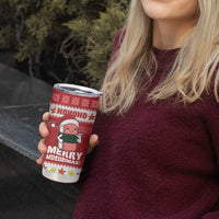 Hawaii Funny Christmas Tumbler Cup Spam Musubi Santa