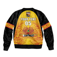 Papua New Guinea Rugby Custom Bomber Jacket Kumul Pride Go Champions
