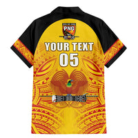 Papua New Guinea Rugby Custom Family Matching Mermaid Dress and Hawaiian Shirt Kumul Pride Go Champions