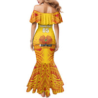 Papua New Guinea Rugby Custom Mermaid Dress Kumul Pride Go Champions