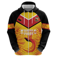 Papua New Guinea Rugby Custom Zip Hoodie Kumul Pride Go Champions
