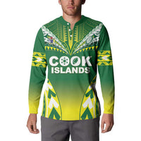 Cook Islands Rugby Custom Button Sweatshirt The Kukis Go Champions