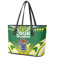 Cook Islands Rugby Leather Tote Bag The Kukis Go Champions