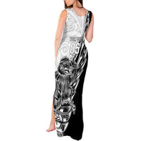 New Zealand Kiwi Rugby Custom Tank Maxi Dress Go Champions Maori Pattern