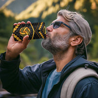 Custom Polynesia Beach Volleyball 4 in 1 Can Cooler Tumbler Gold Polynesian Tribal Pattern - Polynesian Pride