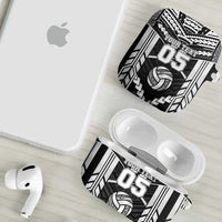 Custom Polynesia Beach Volleyball AirPods Case Polynesian Tribal Pattern - Polynesian Pride