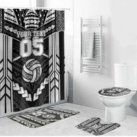 Custom Polynesia Beach Volleyball Bathroom Set Polynesian Tribal Pattern - Polynesian Pride