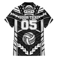 Custom Polynesia Beach Volleyball Family Matching Long Sleeve Bodycon Dress and Hawaiian Shirt Polynesian Tribal Pattern - Polynesian Pride