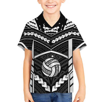 Custom Polynesia Beach Volleyball Family Matching Long Sleeve Bodycon Dress and Hawaiian Shirt Polynesian Tribal Pattern - Polynesian Pride