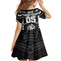 Custom Polynesia Beach Volleyball Family Matching Off The Shoulder Long Sleeve Dress and Hawaiian Shirt Polynesian Tribal Pattern - Polynesian Pride