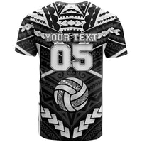 Custom Polynesia Beach Volleyball T Shirt Polynesian Tribal Pattern - Polynesian Pride