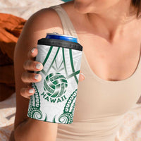 Custom Hawaii Volleyball 4 in 1 Can Cooler Tumbler Polynesian Pattern - Polynesian Pride