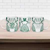 Custom Hawaii Volleyball Ceramic Mug Polynesian Pattern - Polynesian Pride