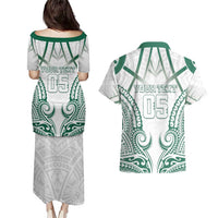 Custom Hawaii Volleyball Couples Matching Puletasi and Hawaiian Shirt Polynesian Pattern LT05 - Polynesian Pride