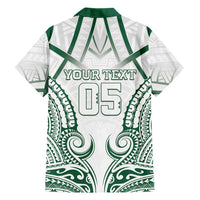 Custom Hawaii Volleyball Family Matching Short Sleeve Bodycon Dress and Hawaiian Shirt Polynesian Pattern - Polynesian Pride