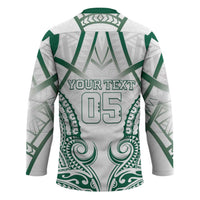 Custom Hawaii Volleyball Hockey Jersey Polynesian Pattern - Polynesian Pride