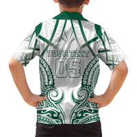 Custom Hawaii Volleyball Kid Hawaiian Shirt Polynesian Pattern - Polynesian Pride