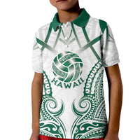Custom Hawaii Volleyball Kid Polo Shirt Polynesian Pattern - Polynesian Pride
