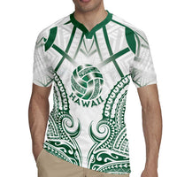 Custom Hawaii Volleyball Rugby Jersey Polynesian Pattern - Polynesian Pride