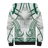 Custom Hawaii Volleyball Sherpa Hoodie Polynesian Pattern LT05 - Polynesian Pride