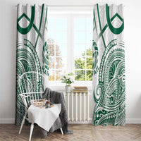 Hawaii Volleyball Window Curtain Polynesian Pattern - Polynesian Pride