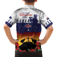 New Zealand And Australia ANZAC Last Post Family Matching Summer Maxi Dress and Hawaiian Shirt