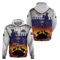 New Zealand And Australia ANZAC Last Post Hoodie