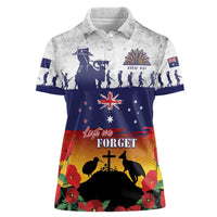 New Zealand And Australia ANZAC Last Post Women Polo Shirt