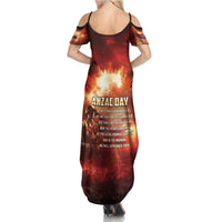 Honouring The ANZAC Spirit Summer Maxi Dress Gallipoli Lest We Forget