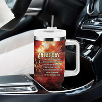 Honouring The ANZAC Spirit Tumbler With Handle Gallipoli Lest We Forget