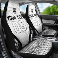 Custom Fiji 2026 Rugby Car Seat Cover Fijian Tapa Pattern
