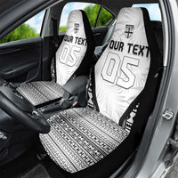 Custom Fiji 2026 Rugby Car Seat Cover Fijian Tapa Pattern