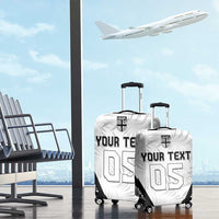 Custom Fiji 2026 Rugby Luggage Cover Fijian Tapa Pattern