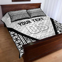 Custom Fiji 2026 Rugby Quilt Bed Set Fijian Tapa Pattern