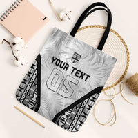 Custom Fiji 2026 Rugby Tote Bag Fijian Tapa Pattern