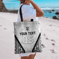 Custom Fiji 2026 Rugby Tote Bag Fijian Tapa Pattern