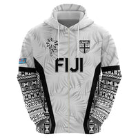 Custom Fiji 2026 Rugby Zip Hoodie Fijian Tapa Pattern