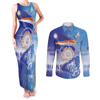 Personalised Marshall Islands Remembrance Day Couples Matching Tank Maxi Dress and Long Sleeve Button Shirt We Will Always Remember